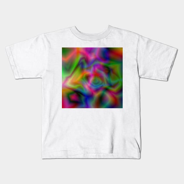 colorful multicolored texture art Kids T-Shirt by Artistic_st